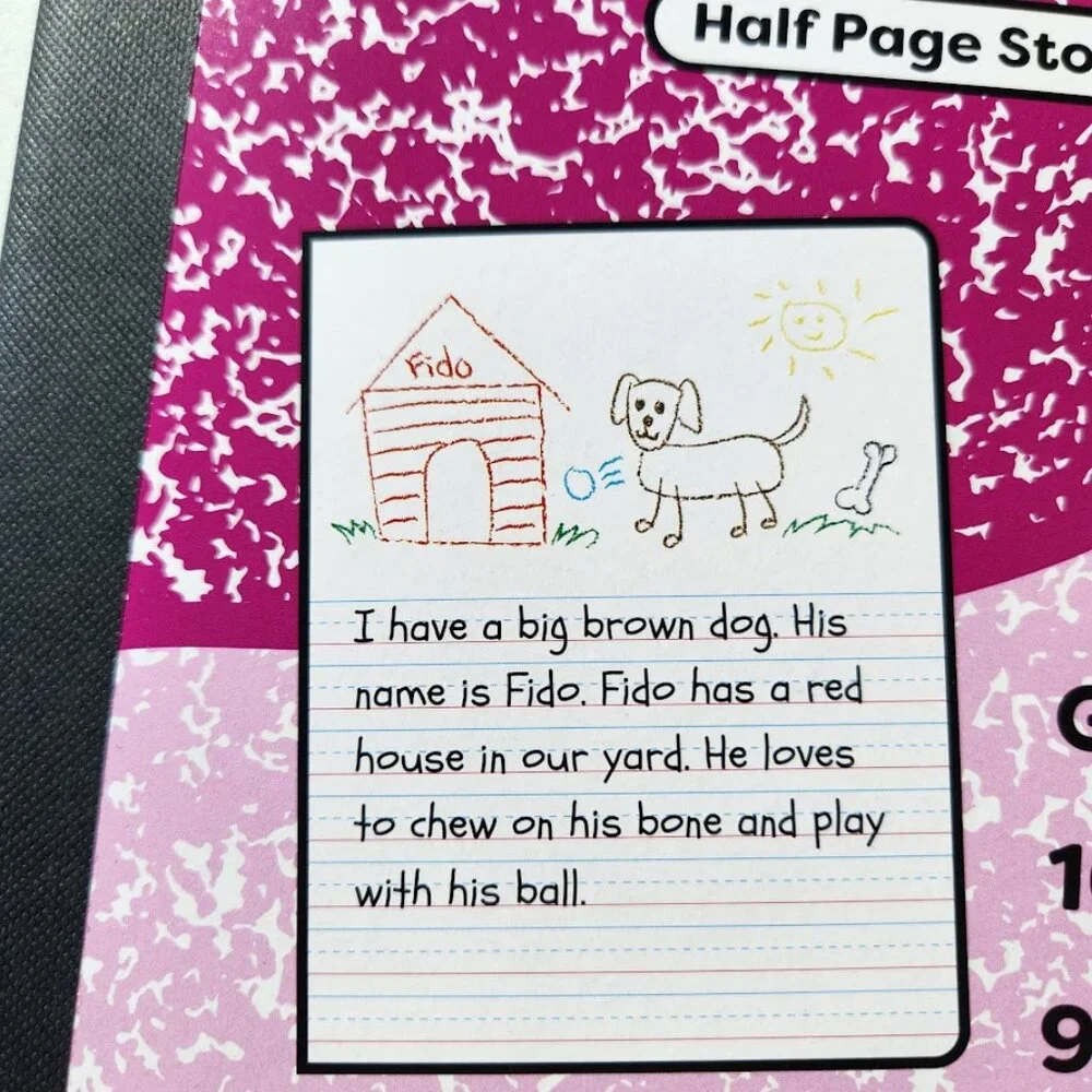 2X Primary Composition Notebook Grades K-2 Primary Journal Grades Writing Drawin